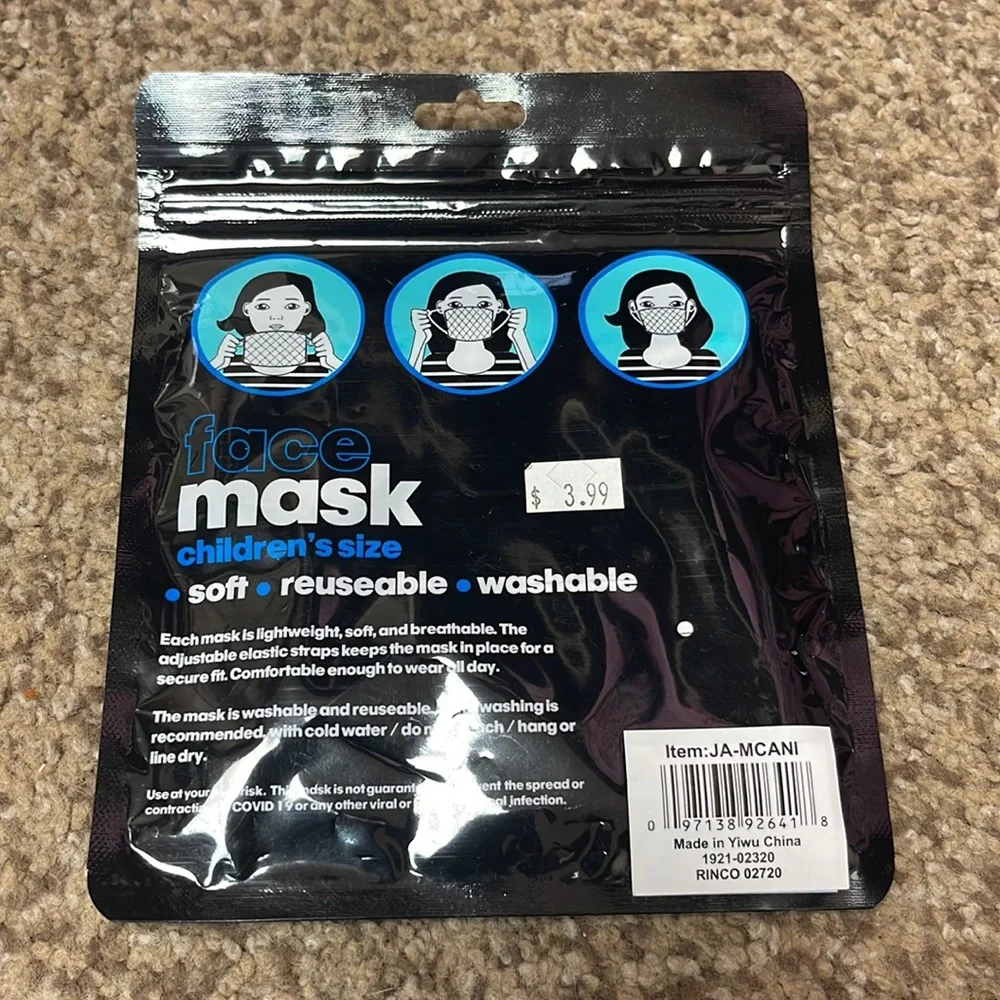 Children’s face mask